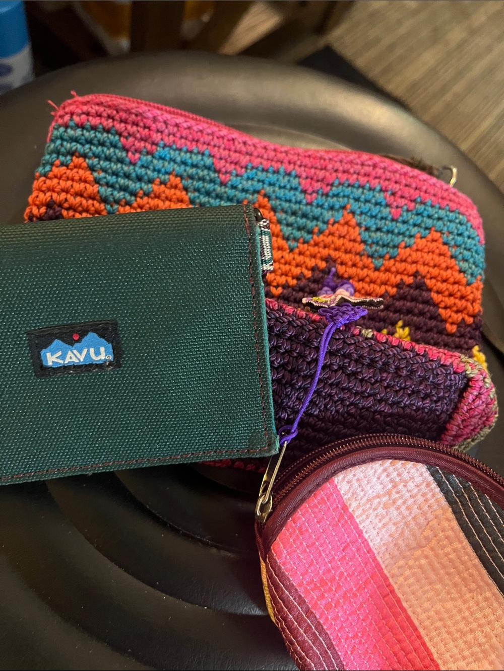 The Sak Colorful Crochet Cosmetic Pouch, Kavu Wallet and coin purse 39